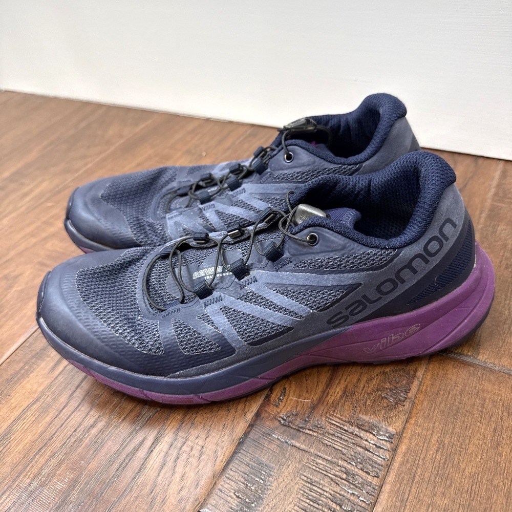 Salomon Sense Ride Trail Running Ortholite Impressions‎ Shoes Sneakers Womens 8